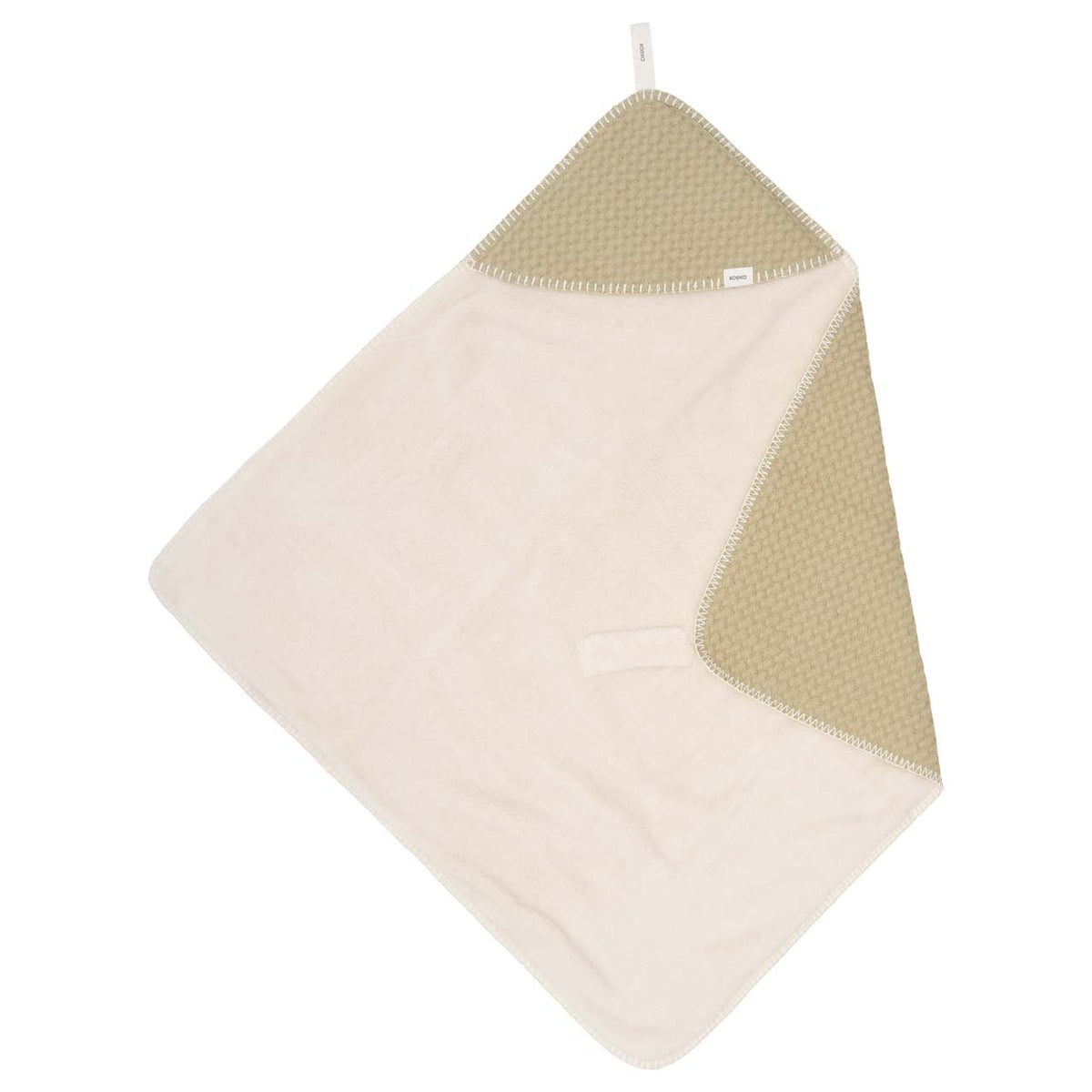 Wrap towel teddy Oslo olive