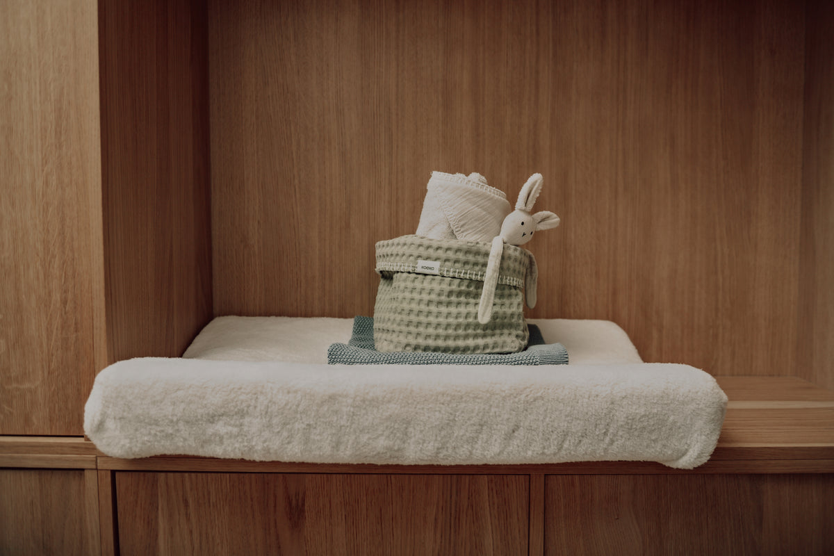 Nursery basket Antwerp olive
