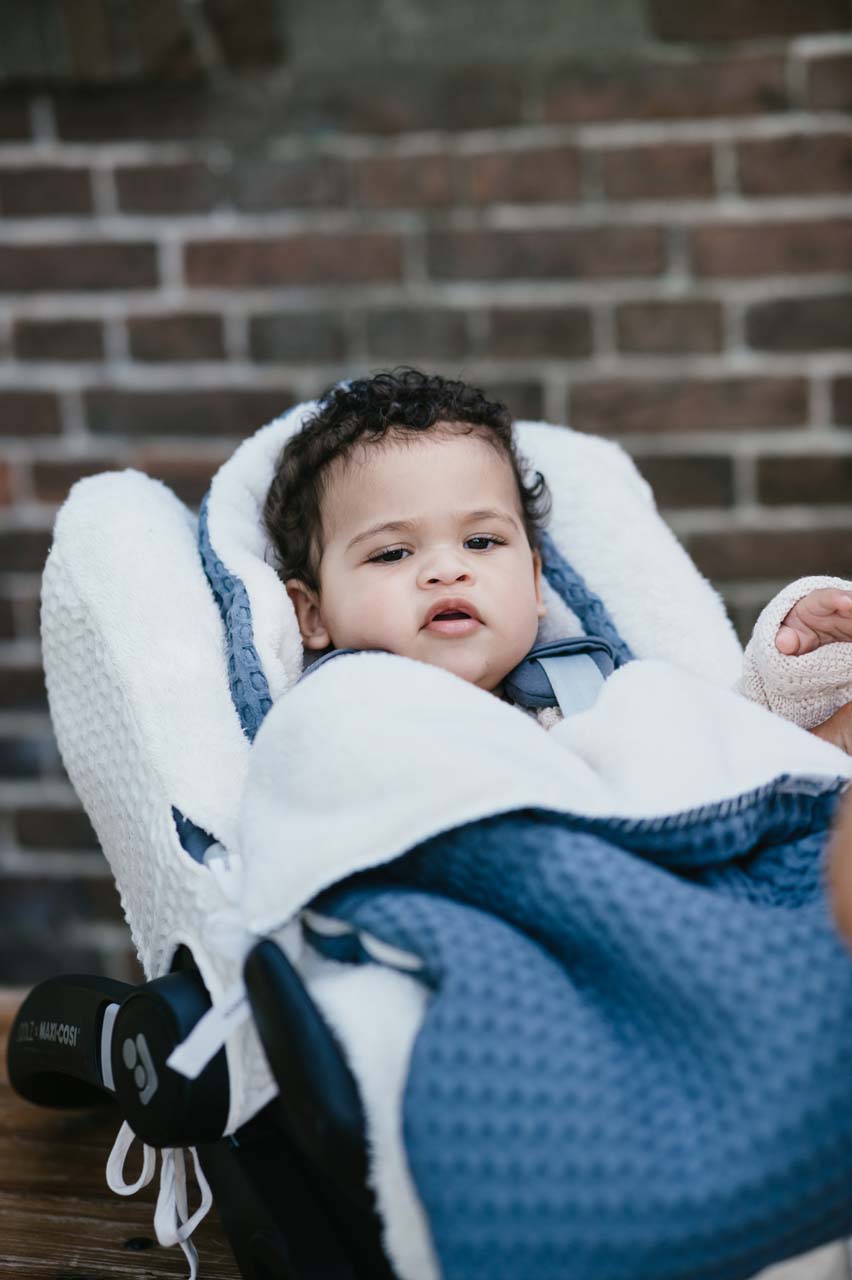 Footmuff 0+ 3/5 points teddy Oslo bluestone