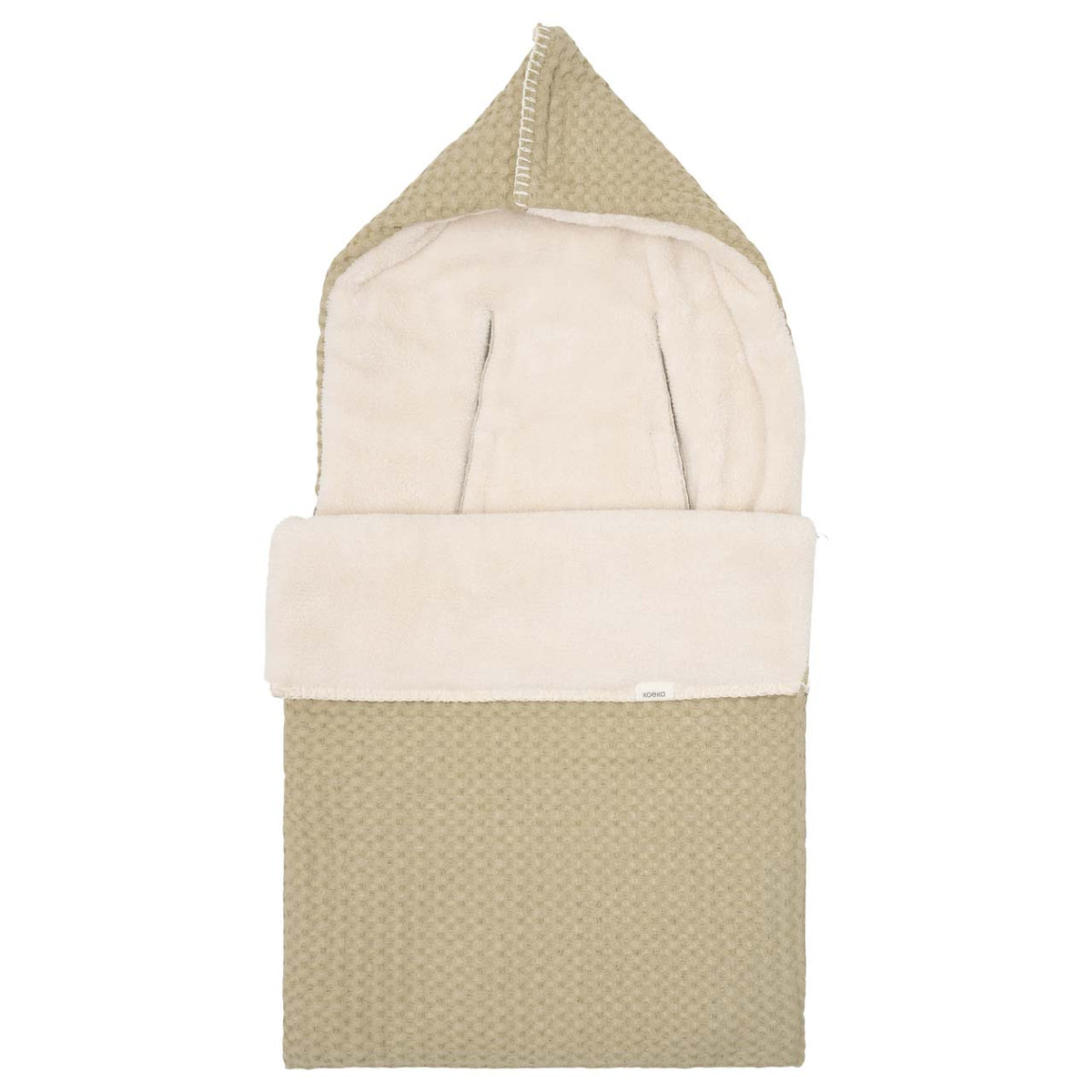 Footmuff 0+ 3/5 points teddy Oslo olive