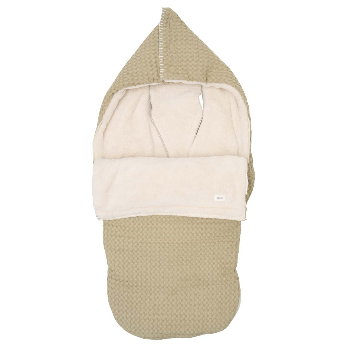 Buggy voetenzak wafel teddy Oslo olive