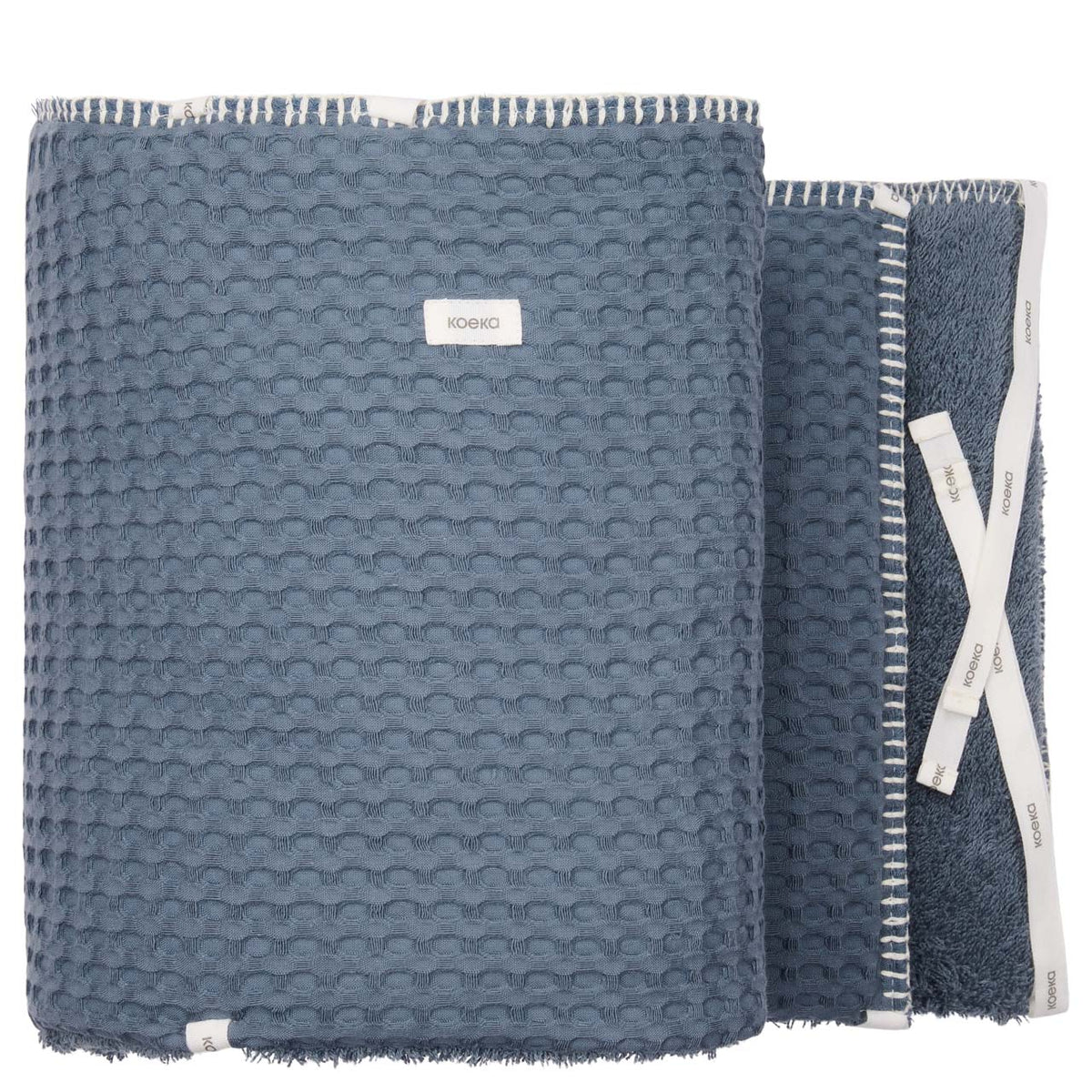 Play pen - / Cot bumper Amsterdam bluestone