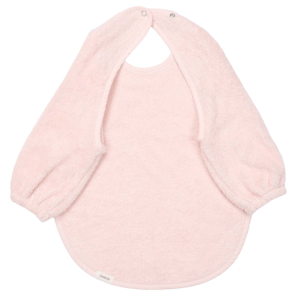 Bib with sleeves Dijon Daily cotton candy