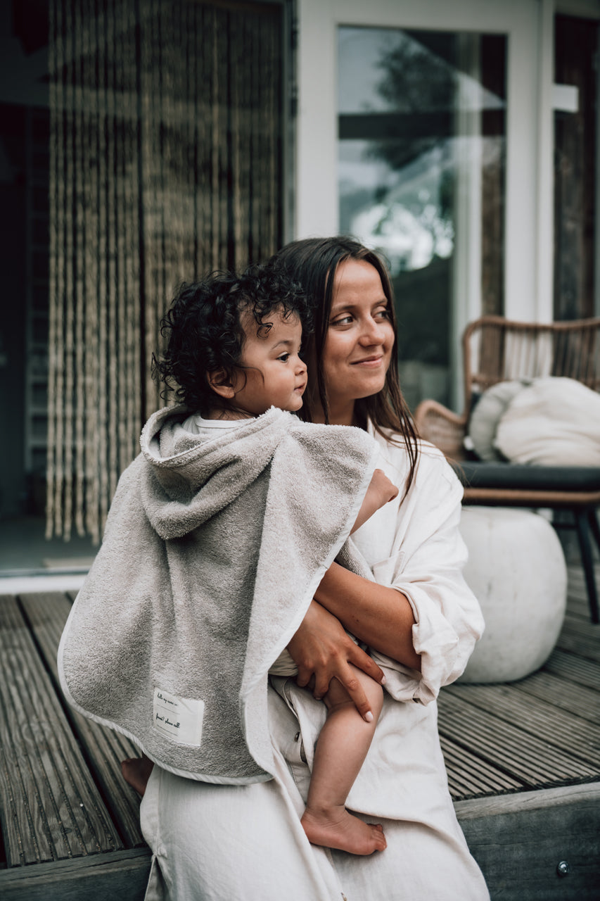Poncho de bain Dijon Argile quotidienne