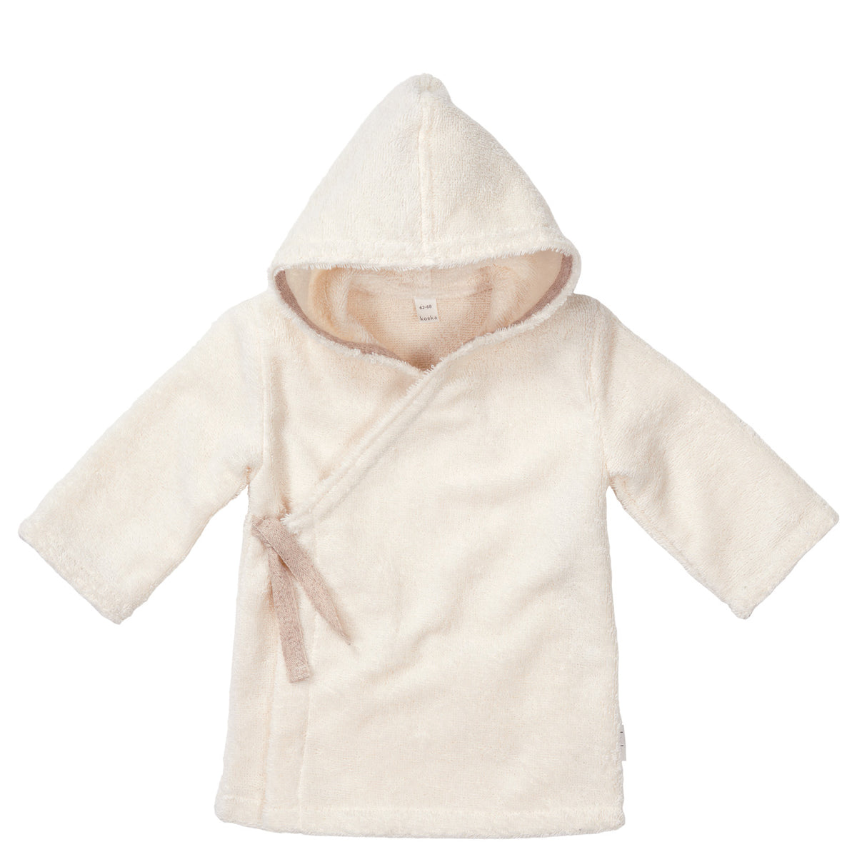 Baby bathrobe Dijon Daily warm white - 62/68