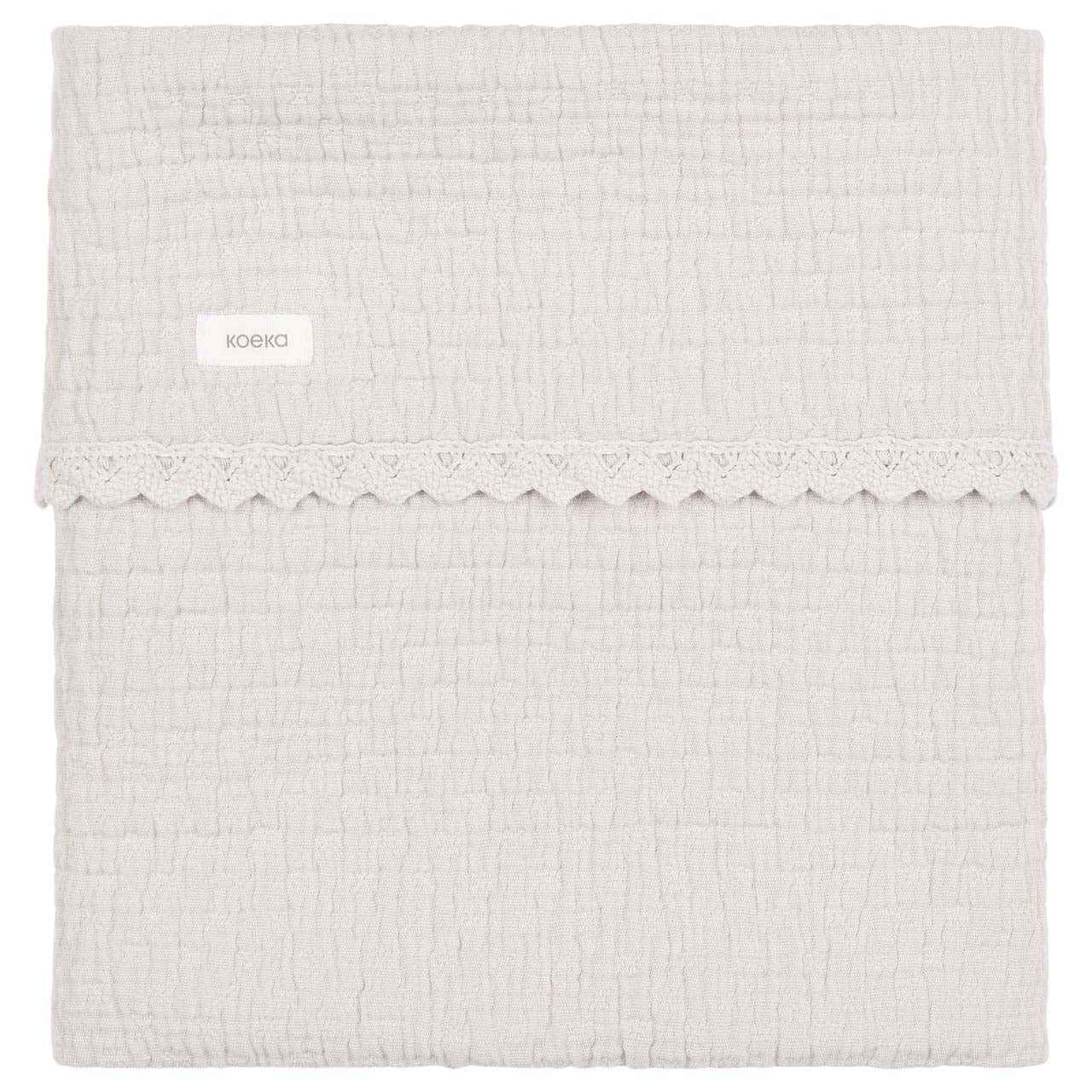 Cot blanket lace Elba stone