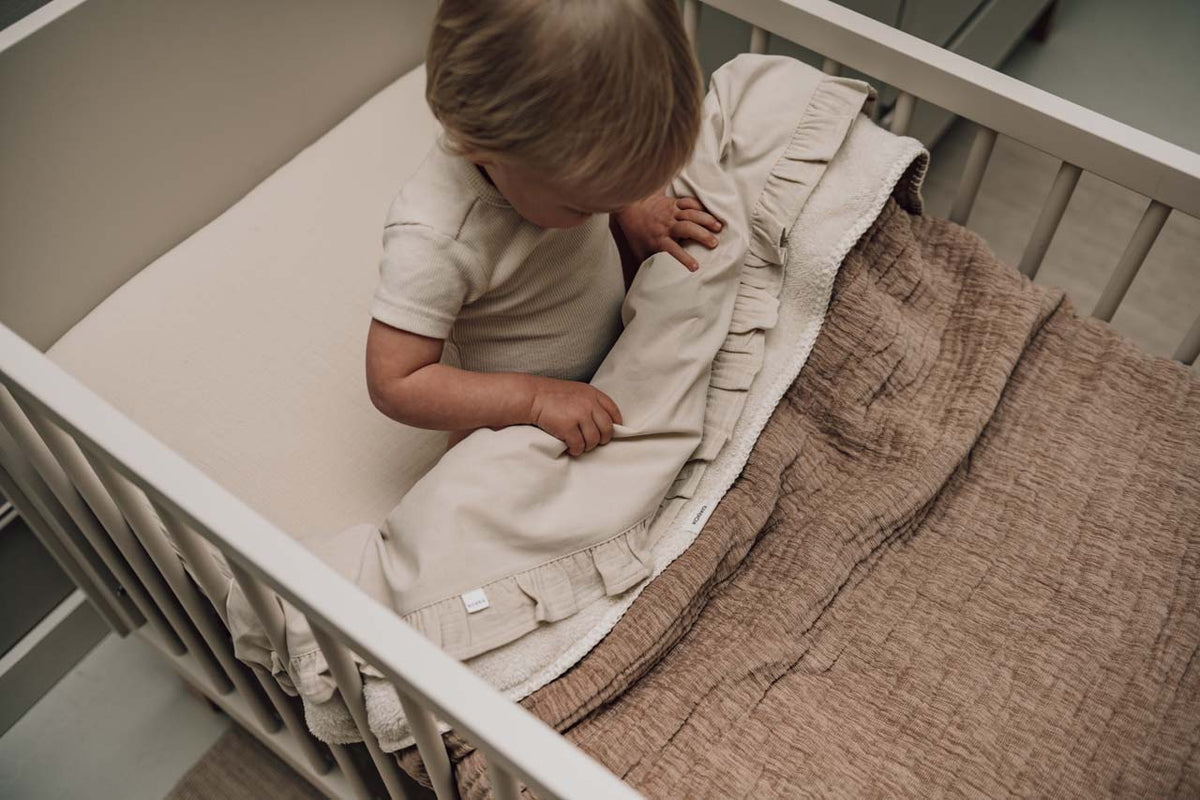 Bassinet blanket teddy Rivoli caffe