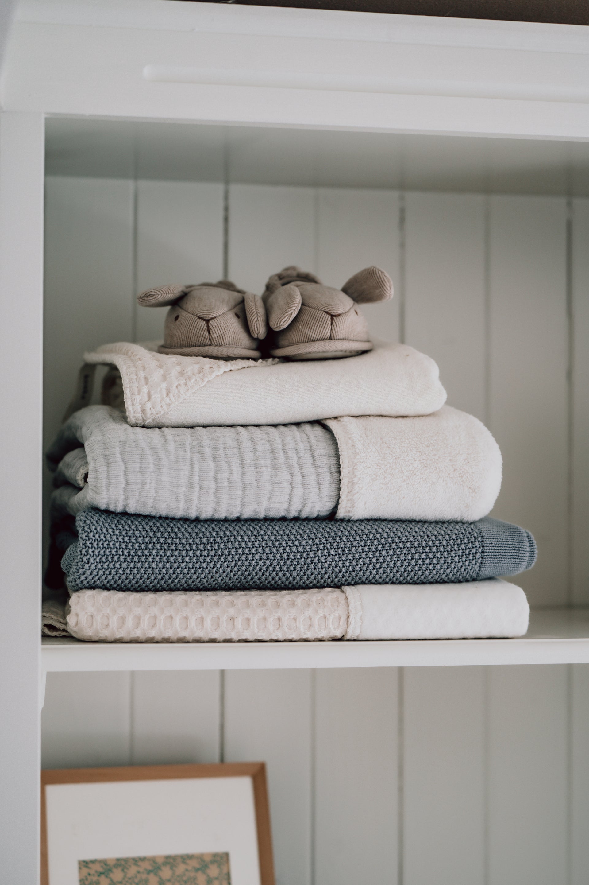 Cot blanket teddy Rivoli stone