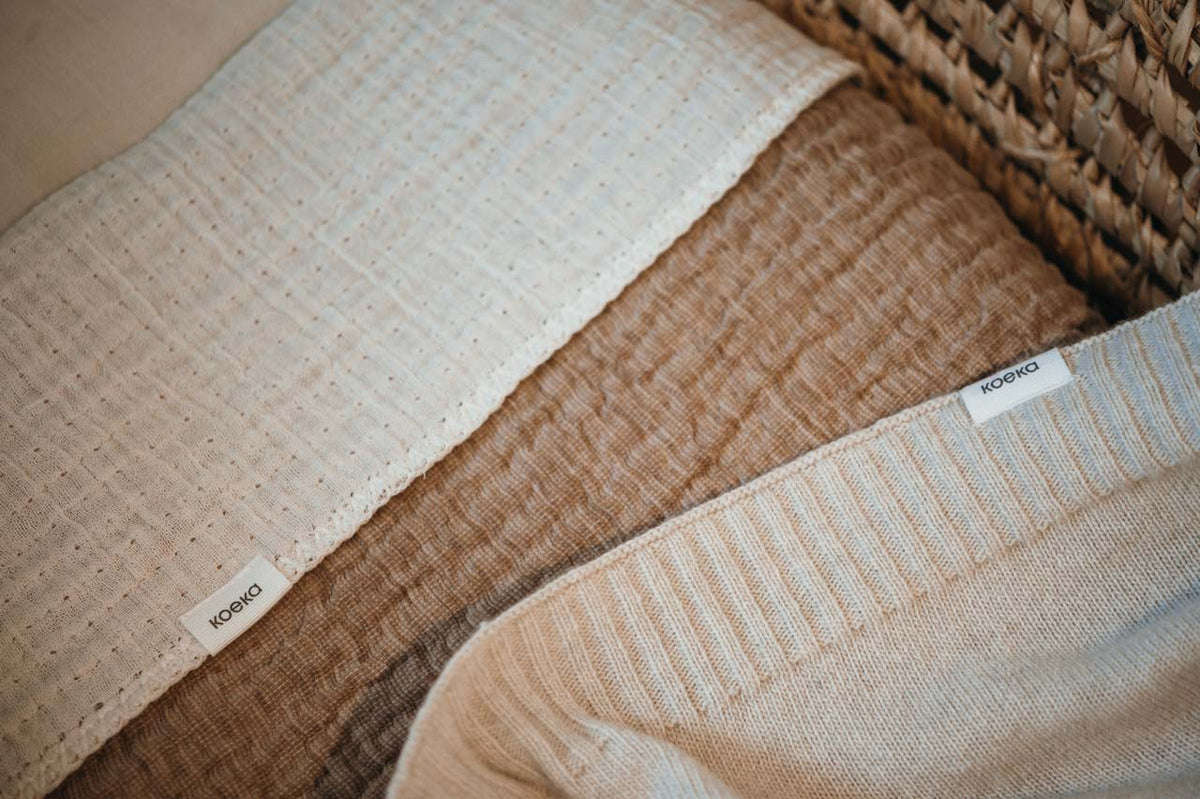 Cot blanket Rivoli caffe