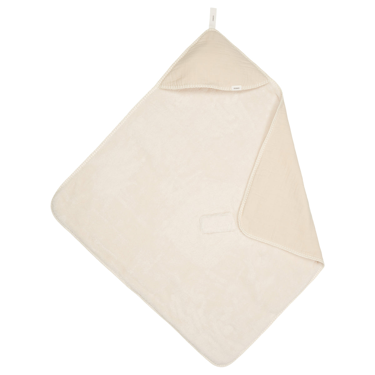 Omslagdoek teddy Faro warm white