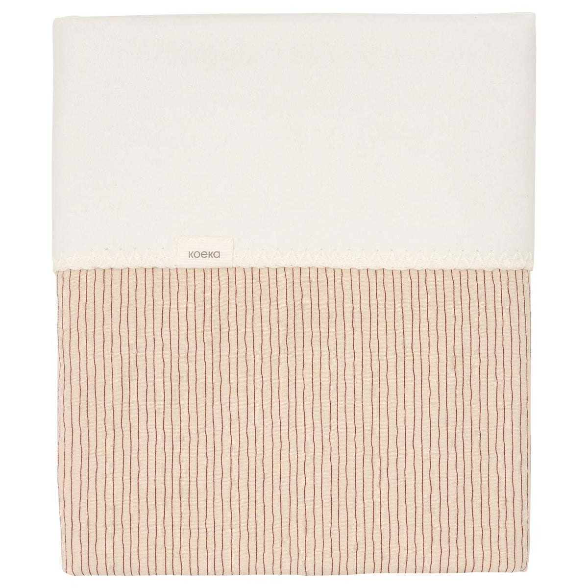 Bassinet blanket cotton fleece Whisper Waves