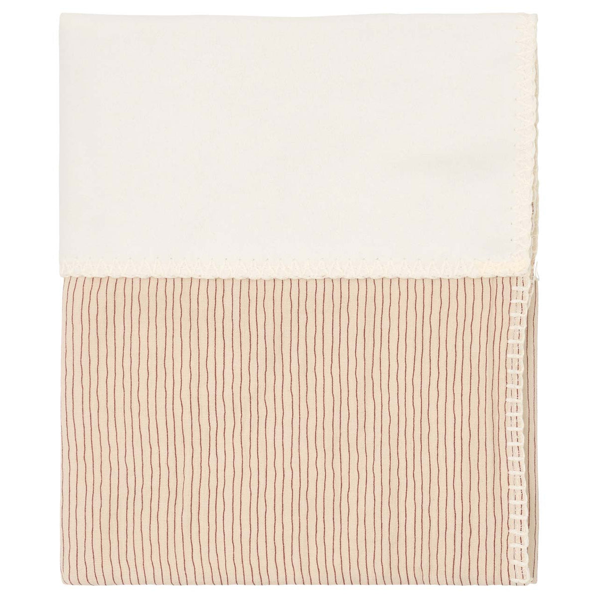 Bassinet blanket cotton fleece Whisper Waves