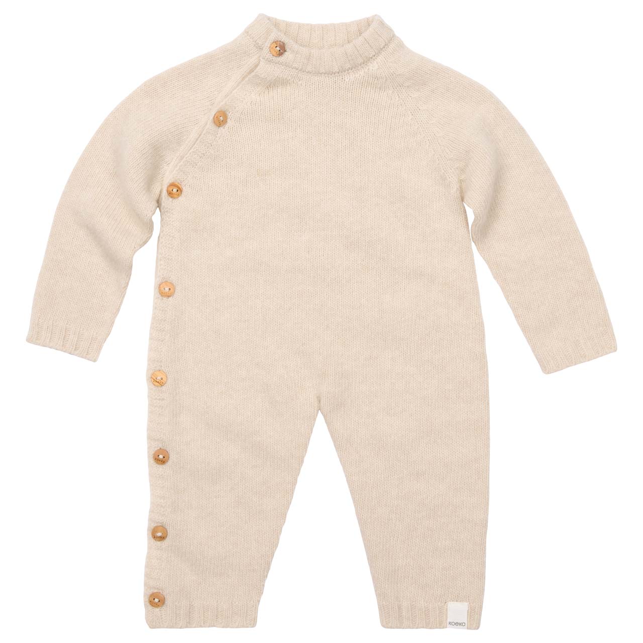 Baby outfit set premium wool Beja warm white