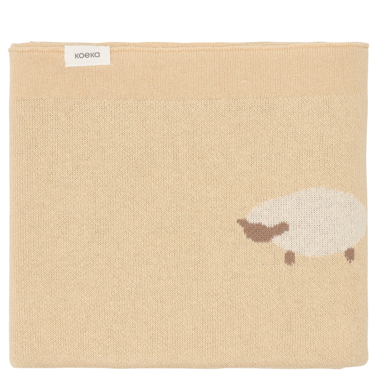 Cot blanket Counting Sheep sand