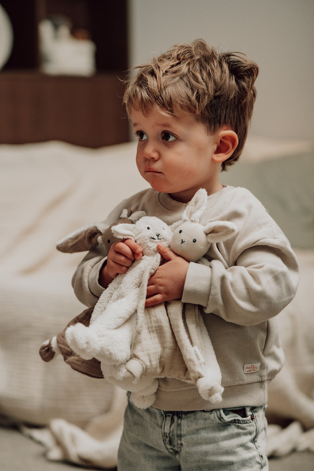 Soft toy James teddy pebble