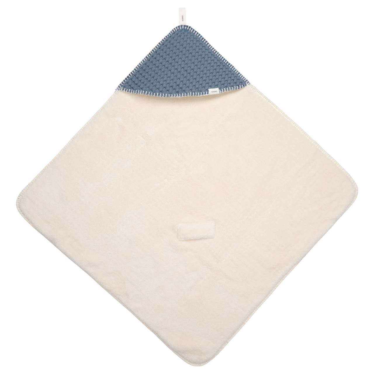 Couverture enveloppante teddy Oslo bluestone