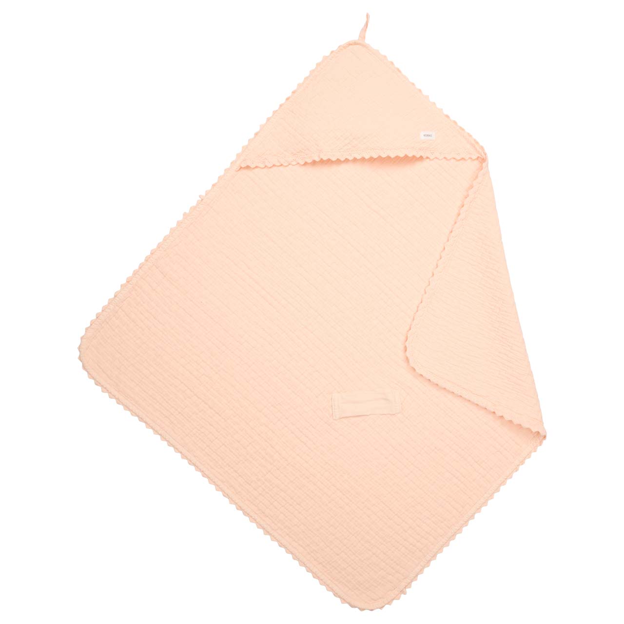 Couverture enveloppante lace Elba peach