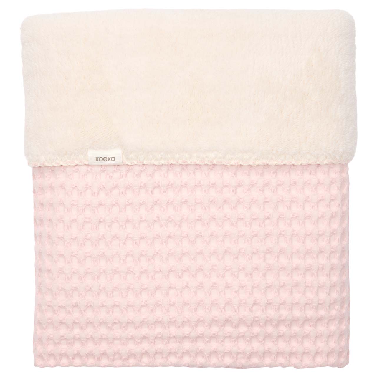 Bassinet blanket teddy Oslo cotton candy