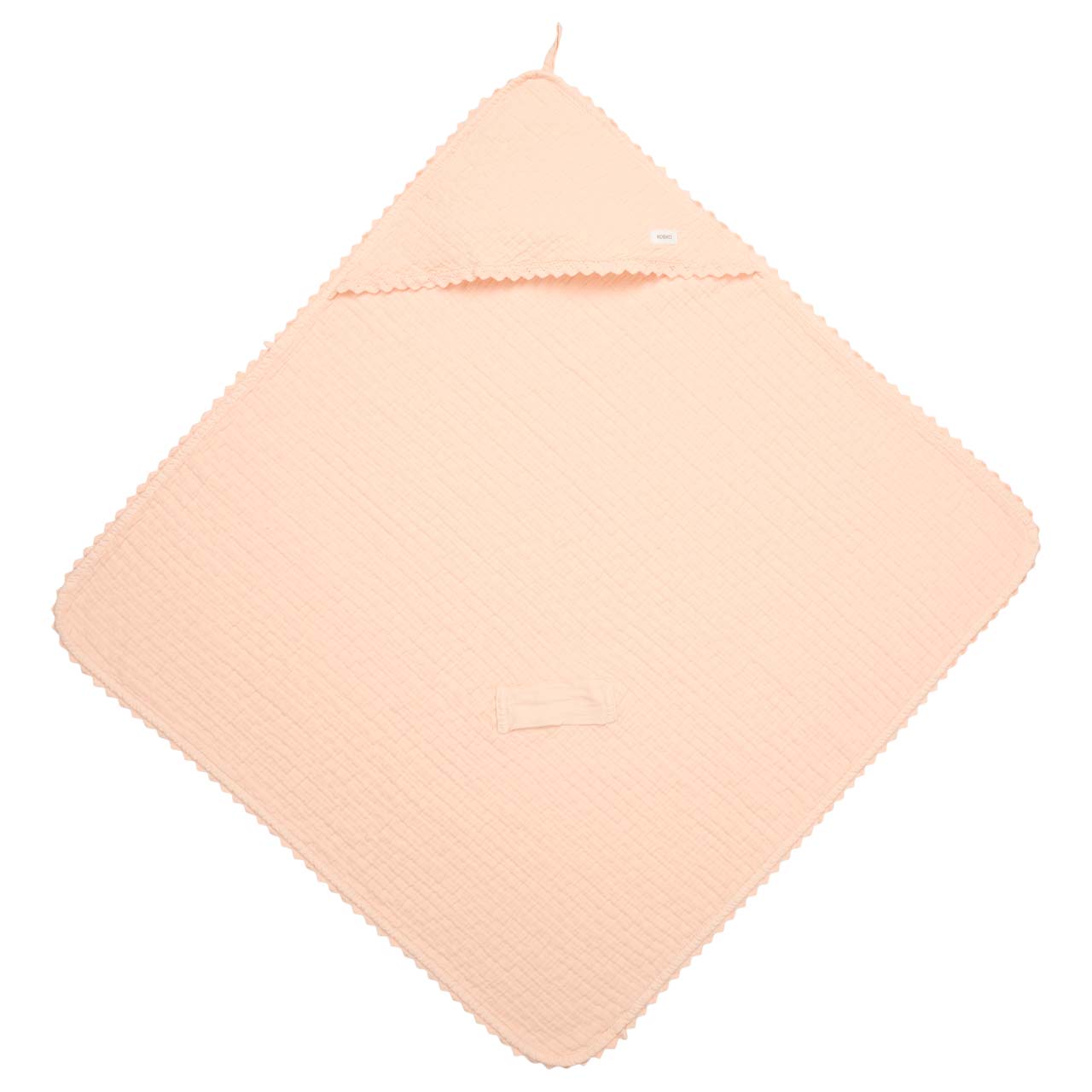 Couverture enveloppante lace Elba peach