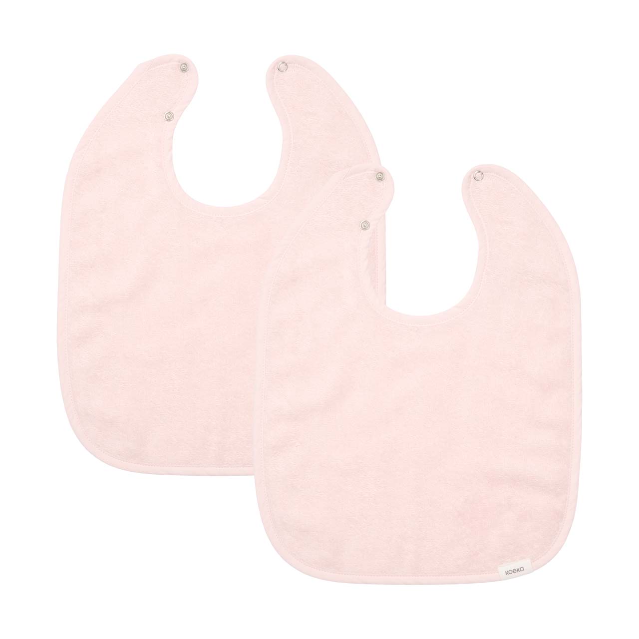 Bavoir 2-pack Dijon Daily cotton candy